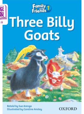 海外直订Family and Friends Readers 1: Three Billy Goats 亲朋好友读者1：三只比利山羊