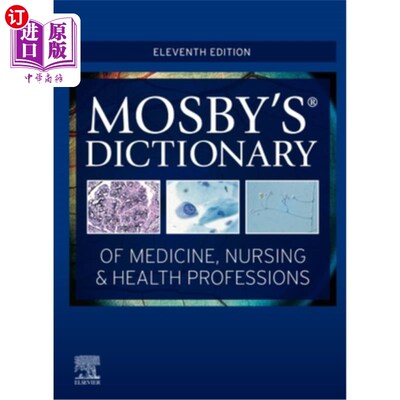 海外直订医药图书Mosby's Dictionary of Medicine, Nursing & Health Professions 莫斯比医学、护理和卫生专业词典