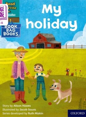 海外直订Read Write Inc. Phonics: Pink Set 3 Book Bag Boo... Read Write公司自然拼读:粉红色套装三书包第六册我的假期