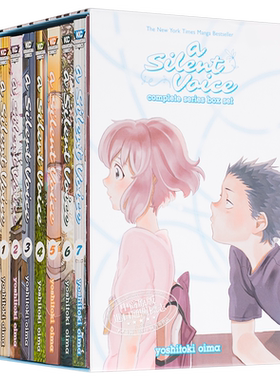 漫画 声之形 1-7全集套装 A Silent Voice Series Box Set 英文原版书 VIZ【中商原版】