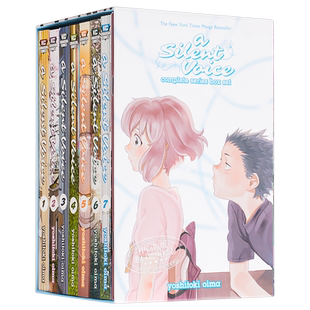 漫画 声之形 1-7全集套装 A Silent Voice Series Box Set 英文原版书 VIZ【中商原版】