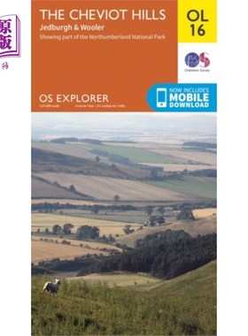 海外直订Cheviot Hills, Jedburgh & Wooler Cheviot Hills， Jedburgh & Wooler