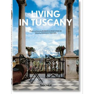 Living In Tuscany 进口艺术 住在托斯卡纳 Taschen【中商原版】