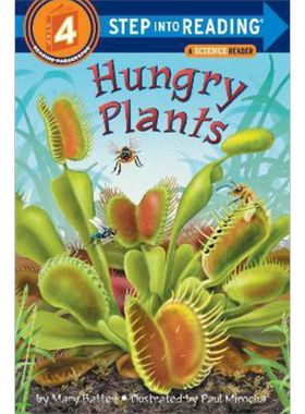 Step into Reading Step 4 Hungry Plants 兰登阅读进阶4饿了的植物百科 英文原版 儿童绘本 分级读物 Mary Batten【中商原版