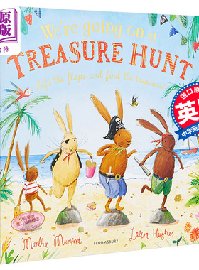 现货 We're Going on a Treasure Hunt 小兔兔一族：去寻宝 英文原版 进口图书 故事绘本 4-6岁【中商原版】