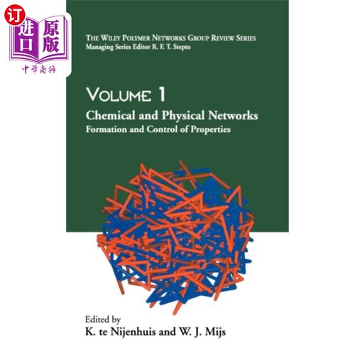 海外直订Wiley Polymer Networks Group Review V 1: Chemica... 化学和物理