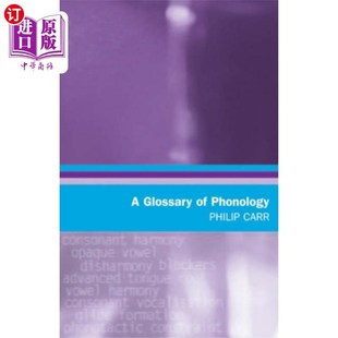 语音 海外直订Glossary Phonology 词汇