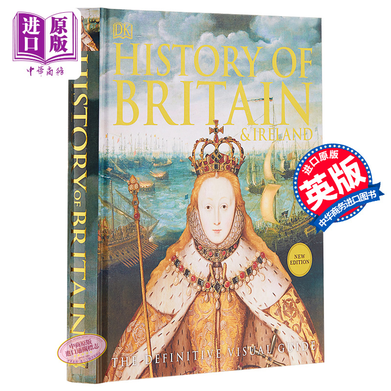 现货 DK-History of Britain and Ireland: The Definitive Visual Guide 英文原版 图解英国和爱尔兰历史【中商原版】 书籍/杂志/报纸 人文社科类原版书 原图主图