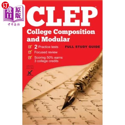 海外直订CLEP College Composition/Modular 2017 CLEP学院构成/模块化2017