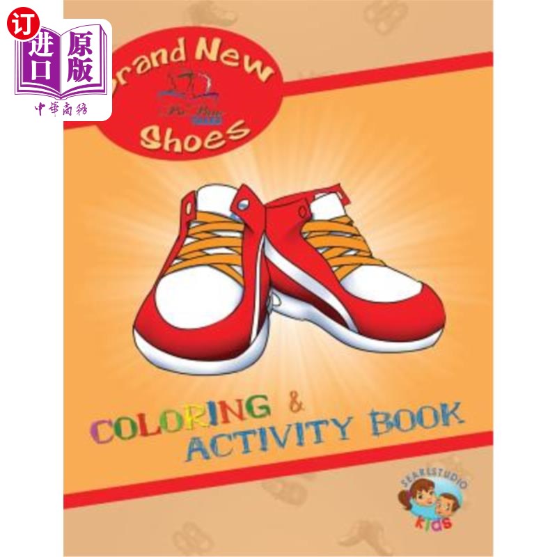 海外直订Brand New Shoes Coloring and Activity Book 全新鞋色及活动书