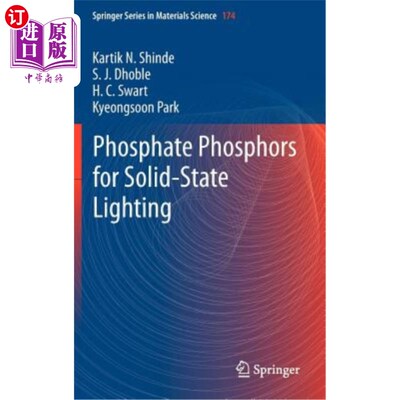 海外直订Phosphate Phosphors for Solid-State Lighting 固态照明用磷光粉