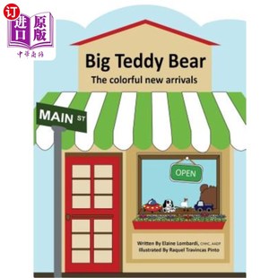 The colorful new 海外直订Big 大泰迪熊：五颜六色 Bear arrivals 新来者 Teddy