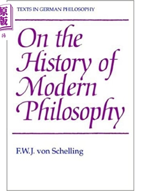 近代哲学史 豆瓣阅读 英文原版 On the History of Modern Philosophy F. W. J. von Schelling【中商原版】