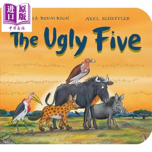 进口童书 Five 动物故事图画书 亲子读书 儿童纸板书绘本 Ugly 英文原版 中商原版 朱莉娅唐纳森 情商培养 丑陋五人组