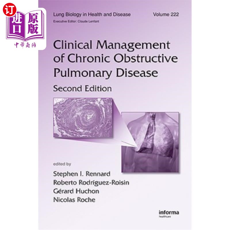 海外直订医药图书Clinical Management of Chronic Obstructive Pulmonary Disease 慢性阻塞性肺疾病的临床治疗