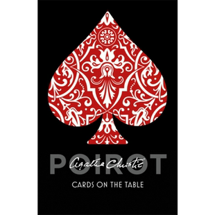 阿加莎系列 牌中牌 波洛 Poirot Cards on the Table 英文原版 Agatha Christie 经典悬疑惊悚小说【中商原版】