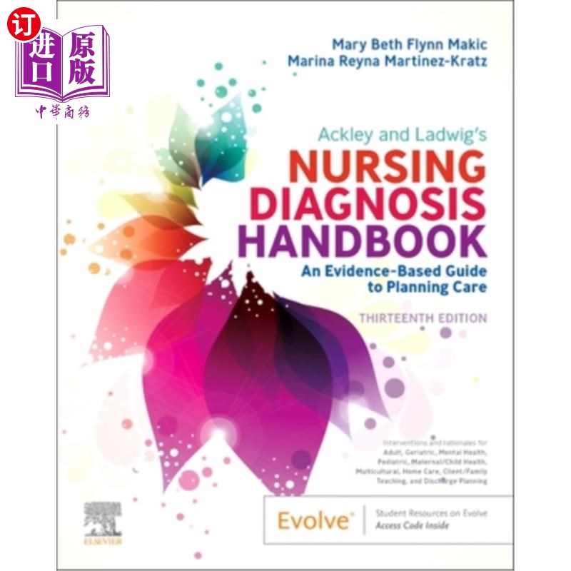 海外直订医药图书Ackley and Ladwig's Nursing Diagnosis Handbook: An Evidence-Based Guide to Plann 护理诊断手册:计划