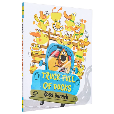 现货学乐绘本装满鸭子的卡车