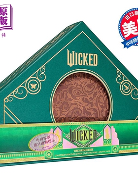 预售 魔法坏女巫 魔法天书 格里默里收藏 电影同款 笔记本日记本手账本 英文版 Wicked The Grimmerie Collectible 魔法坏女巫周边