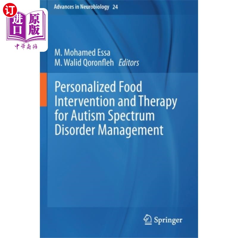 海外直订医药图书Personalized Food Intervention and Therapy for A... 自闭症谱系障碍管理的个性化食物干预和治疗