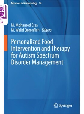 海外直订医药图书Personalized Food Intervention and Therapy for A... 自闭症谱系障碍管理的个性化食物干预和治疗