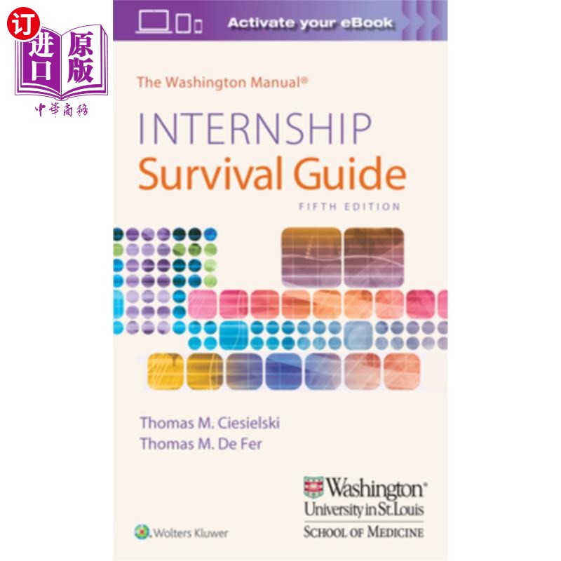 海外直订医药图书The Washington Manual Internship Survival Guide 华盛顿手册实习生存指南