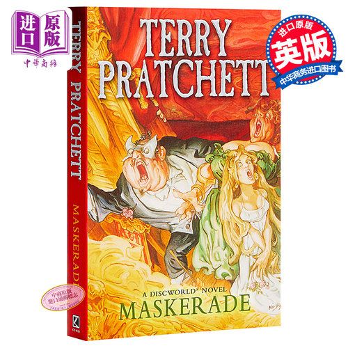 现货 【中商原版】碟形世界18：剧院幽灵 英文原版 科幻小说 Discworld Novel 18 Maskerade Terry Pratchett 特里普拉切特