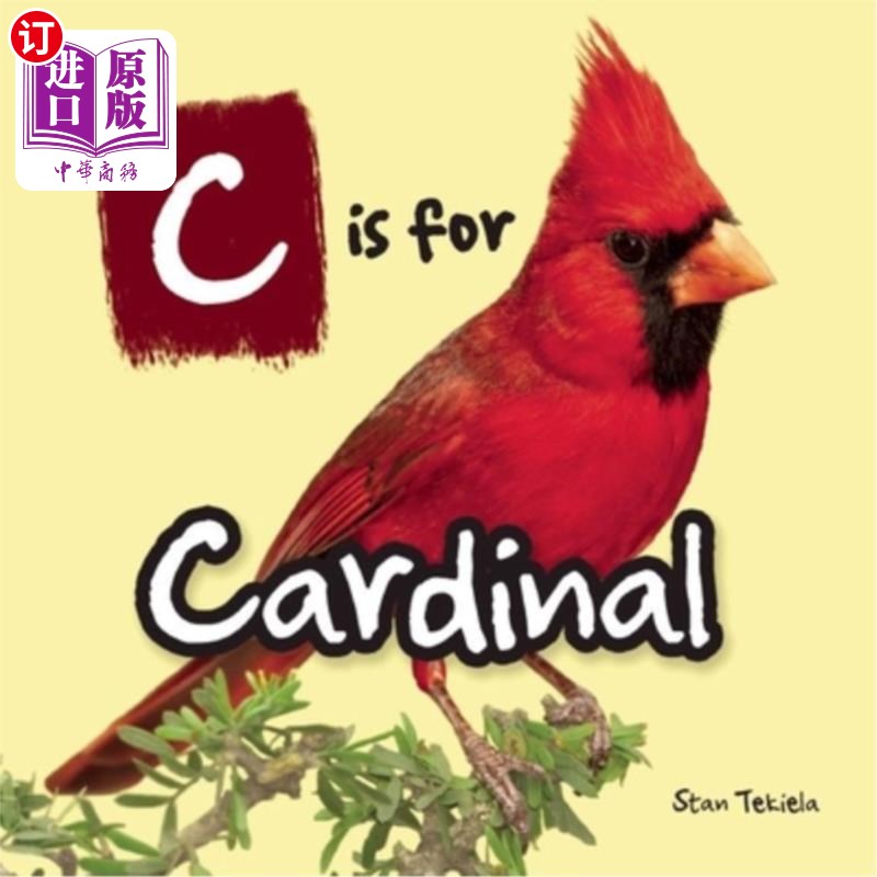 海外直订C Is for Cardinal C代表北美红雀