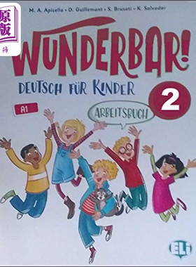 WUNDERBAR! 2 WB AUDIO CD 德语少儿教材 2级 练习册 音频CD ELI Publishing Group【中商原版】