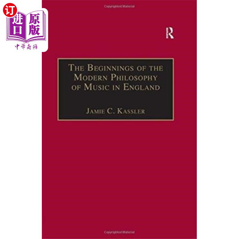 海外直订Beginnings of the Modern Philosophy of Music in ... 英国现代音乐哲学的开端