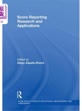海外直订Score Reporting Research and Applications 成绩报告研究与应用