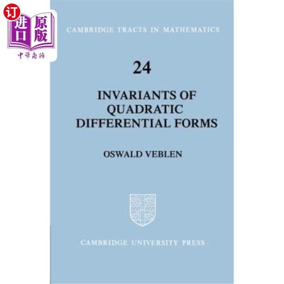 海外直订Invariants of Quadratic Differential Forms 二次微分形式的不变量