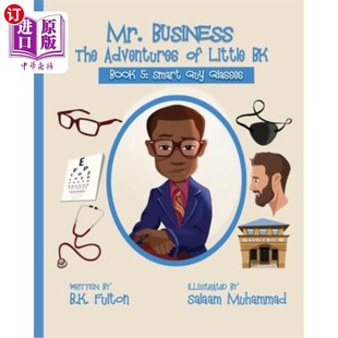 Book Business Little 海外直订Mr. Glasses Adventures Guy The 商业先生：小黑历险记：第五 Smart