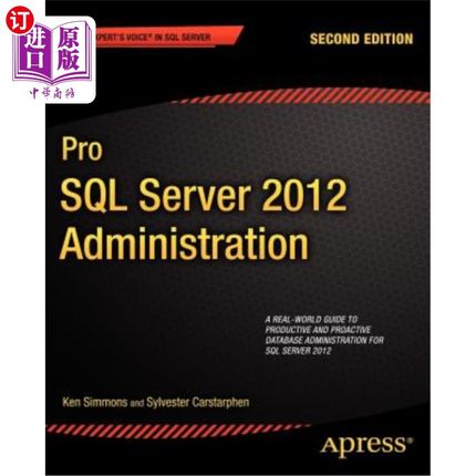 海外直订Pro SQL Server 2012 Administration Pro SQL Server 2012管理