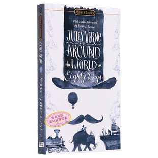 环游世界80天 英文原版文学 英文版 英文原版书 Signet Classics:Around the World in Eighty Days Jules Verne Signet
