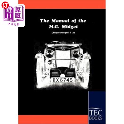 海外直订Manual for the MG Midget Supercharged MG微型机械增压手册