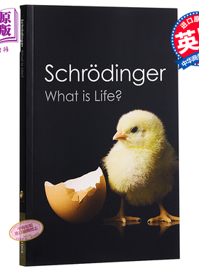 预售 生命是什么(罗辑思维书单）英文原版 What is Life Erwin Schrodinger 进口图书 英文原版书 诺贝尔物理学奖得主 埃尔温 薛定