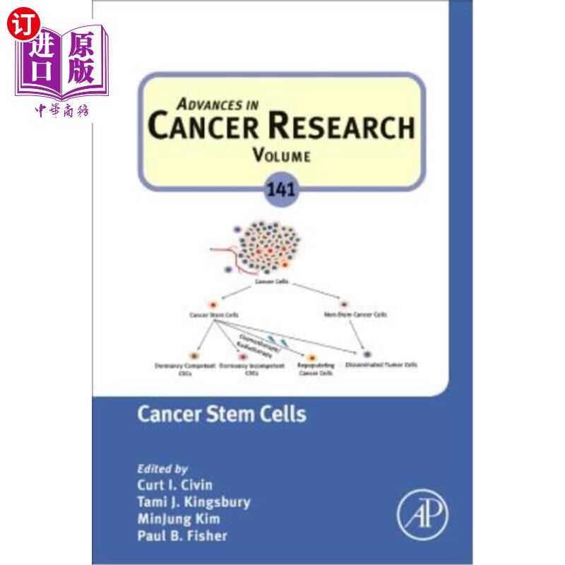 海外直订医药图书Cancer Stem Cells: Volume 141 癌症干细胞:第141卷