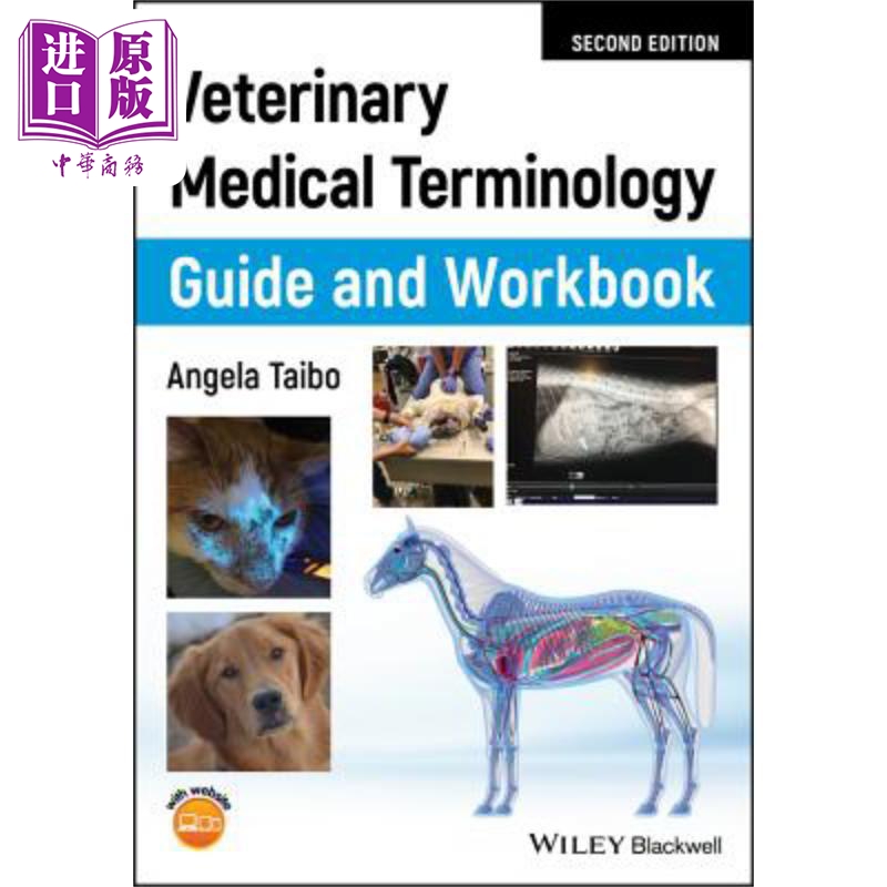 预售 兽医术语指南和工作手册 Veterinary Medical Terminology Guide And Workbook Angela Taibo 英文原版 中商原版