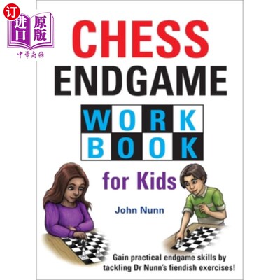 海外直订Chess Endgame Workbook for Kids 儿童国际象棋终局练习册