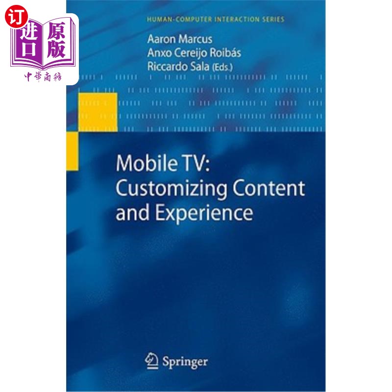 海外直订Mobile Tv: Customizing Content and Experience 移动电视:定制内容和体验
