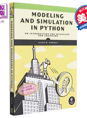 预售 Python建模和仿真 Modeling and Simulation in Python 英文原版 Allen B Downey【中商原版】