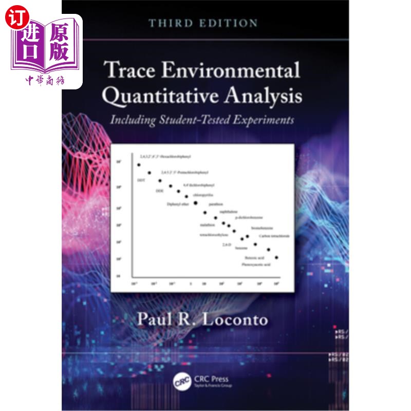 海外直订Trace Environmental Quantitative Analysis: Including Student-Tested Experiments 痕量环境定量分析:包括学生测