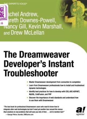 海外直订The Dreamweaver Developer's Instant Troubleshooter Dreamweaver开发人员的即时疑难解答