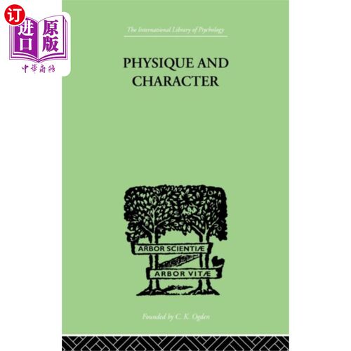 海外直订Physique and Character 体质与性格