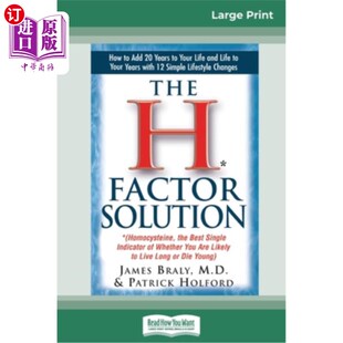 Solution 16pt 同型半胱氨酸 是判断你是否可能长寿或 因子解决方案： Factor Edition 海外直订医药图书The Large