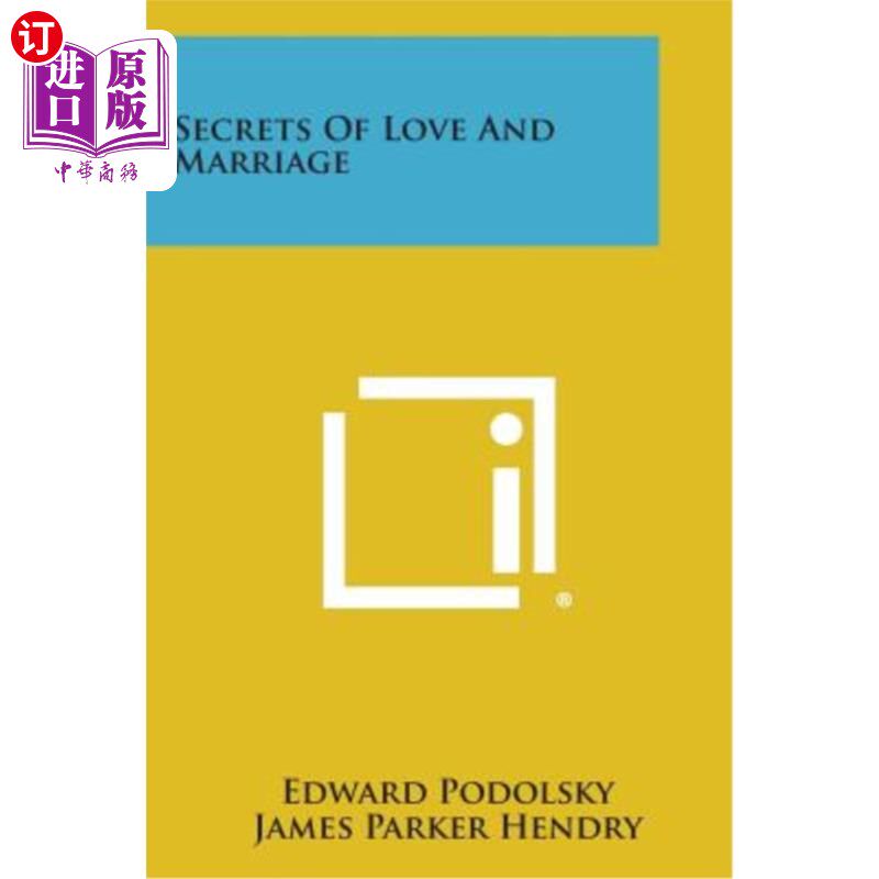 海外直订Secrets of Love and Marriage 爱情和婚姻的秘密