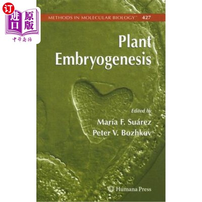 海外直订Plant Embryogenesis 植物胚胎发生