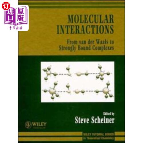 海外直订Molecular Interactions - From Van Der Waals to S... 分子相互作用