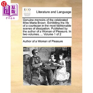 the 真实 著名小姐玛丽亚·布朗 Exhibiting Memoirs Life Miss Celebrated Cou 海外直订Genuine Maria Brown.